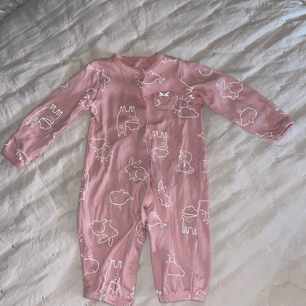 3 month onesie with covers for the hands built in